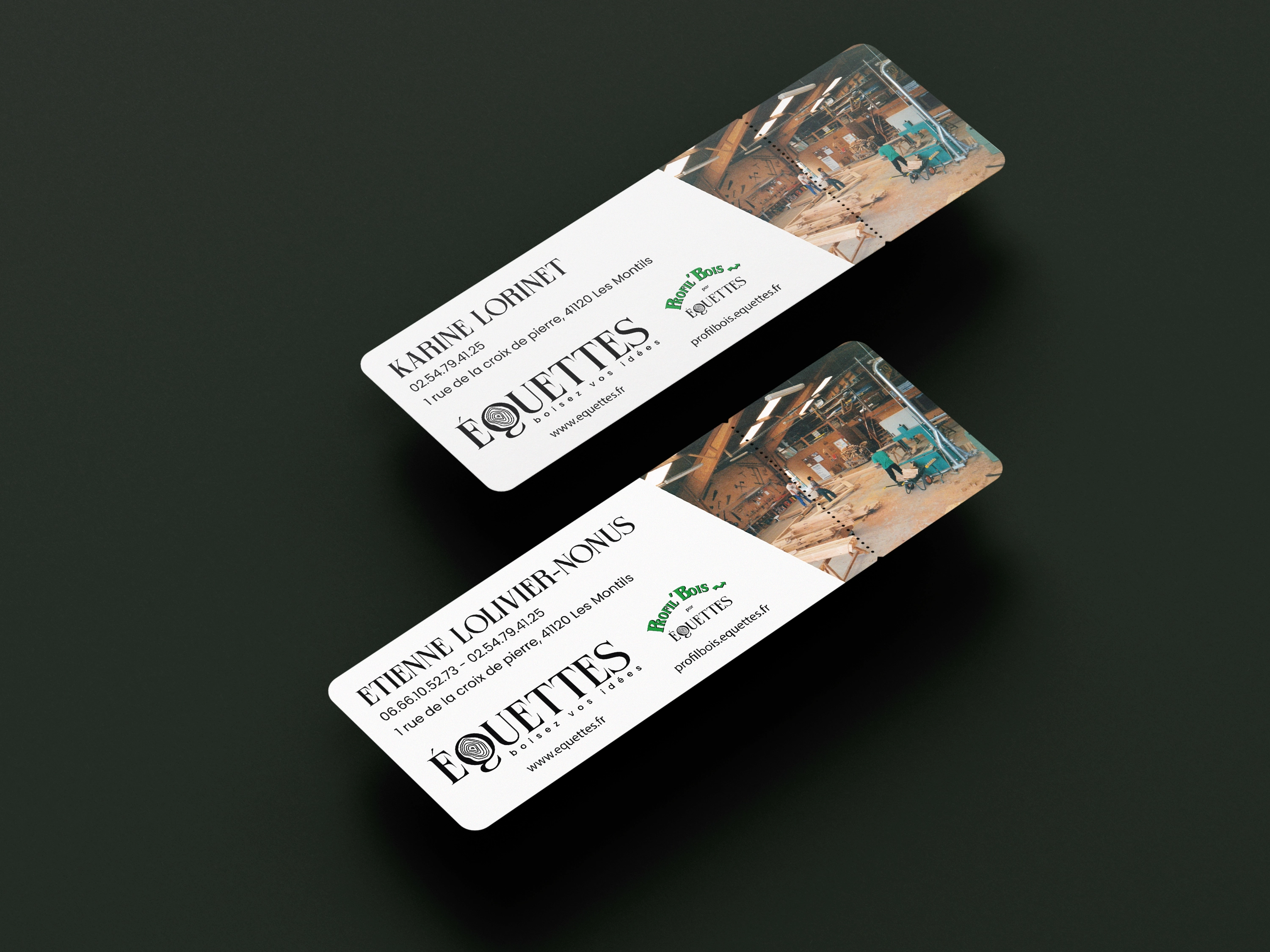 Bandeau de signature mail Equettes conçu par Studio Macla, graphiste à Tours